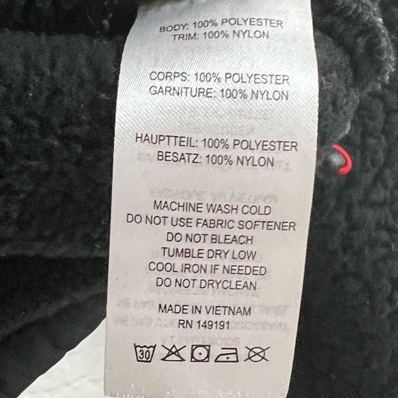 Topo Designs Subalpine Polartec Black Sherpa Fleece Jacket, Size L - Picture 6 of 6